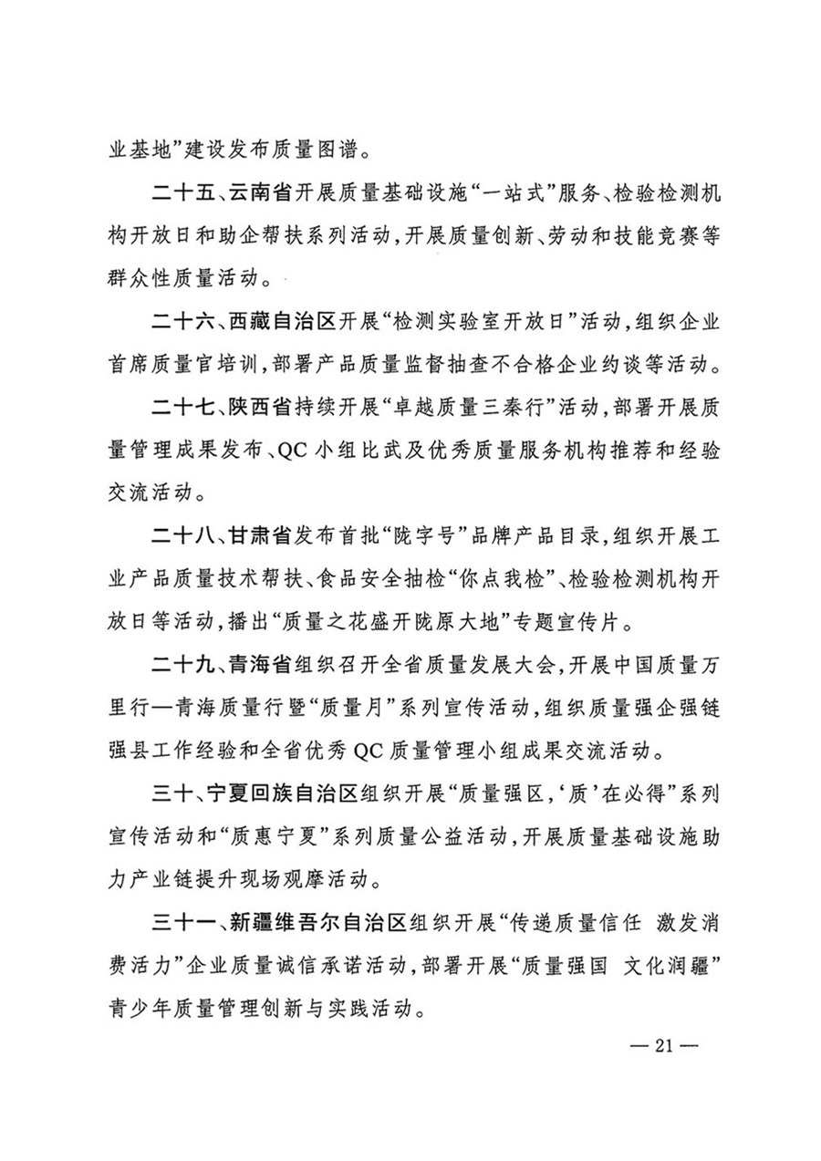 中國(guó)質(zhì)量檢驗(yàn)協(xié)會(huì)關(guān)于轉(zhuǎn)發(fā)《關(guān)于開展2024年全國(guó)“質(zhì)量月”活動(dòng)的通知》的函(質(zhì)檢協(xié)函〔2024〕116號(hào))